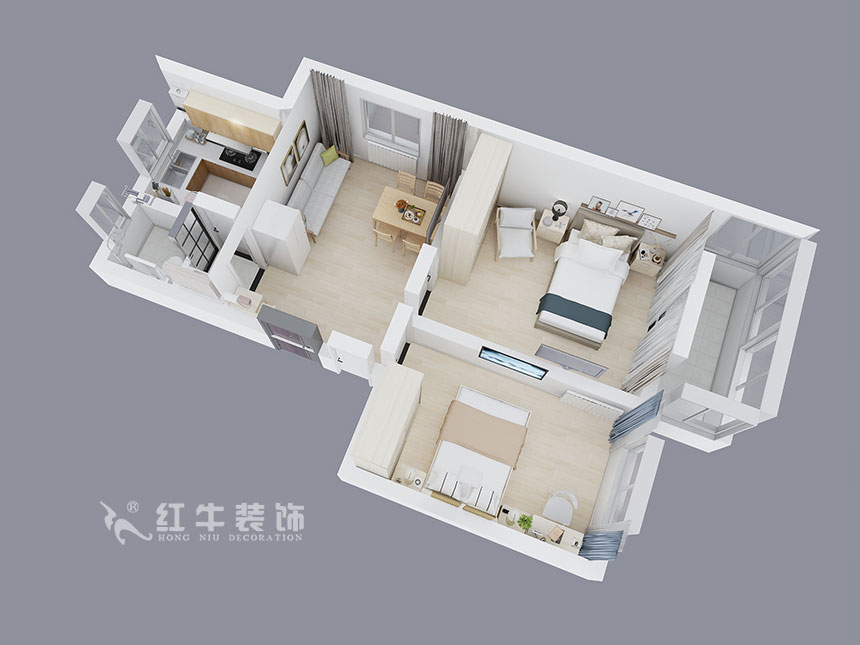 余瑋_新莊53號11-201-93㎡-現(xiàn)代風格_2室2廳1衛(wèi)(舊房改造)_定制家¥110061_全包11