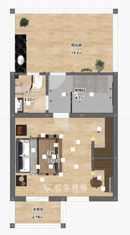陸利民_香地美舍602-156㎡-新中式風(fēng)格_5室2廳3衛(wèi)(新房裝修)_定制家¥208000_全包25萬00_12四樓彩平圖