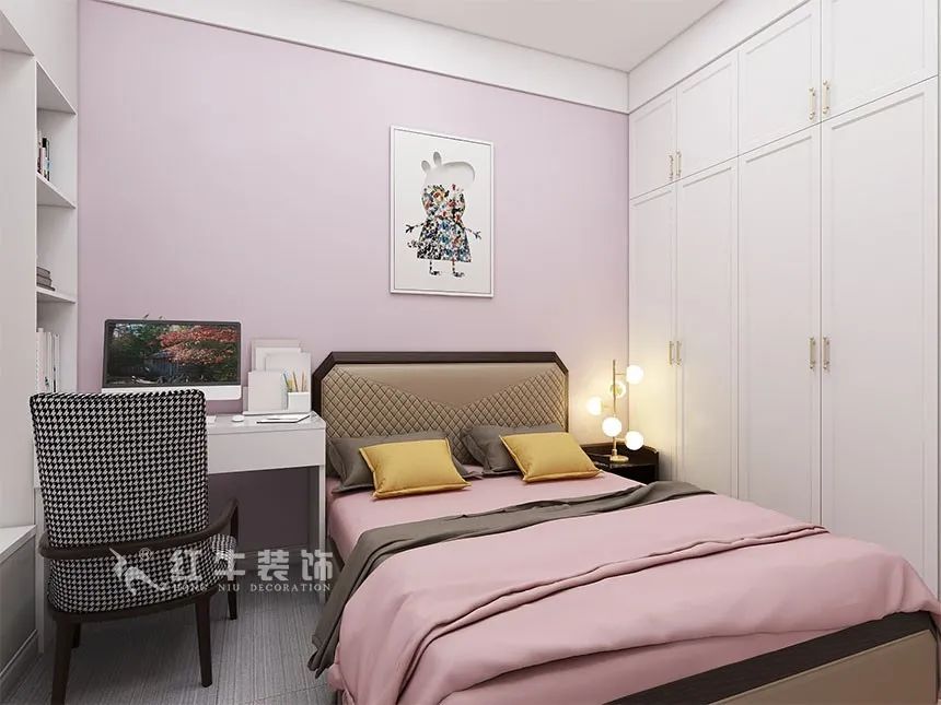 140㎡四房改三房，改善型住宅就要這樣設(shè)計(jì)?。ú坛申籣泊云間140㎡現(xiàn)代輕奢風(fēng)格_4室2廳2衛(wèi)_新房裝修_半包￥106935）12
