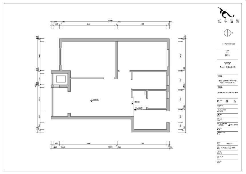 朱明琪_紫楊佳園24-3-910-87㎡-現(xiàn)代簡(jiǎn)約風(fēng)格_2室2廳1衛(wèi)(新房裝修)_成品家¥120000_全包10萬(wàn)00_01原始結(jié)構(gòu)圖