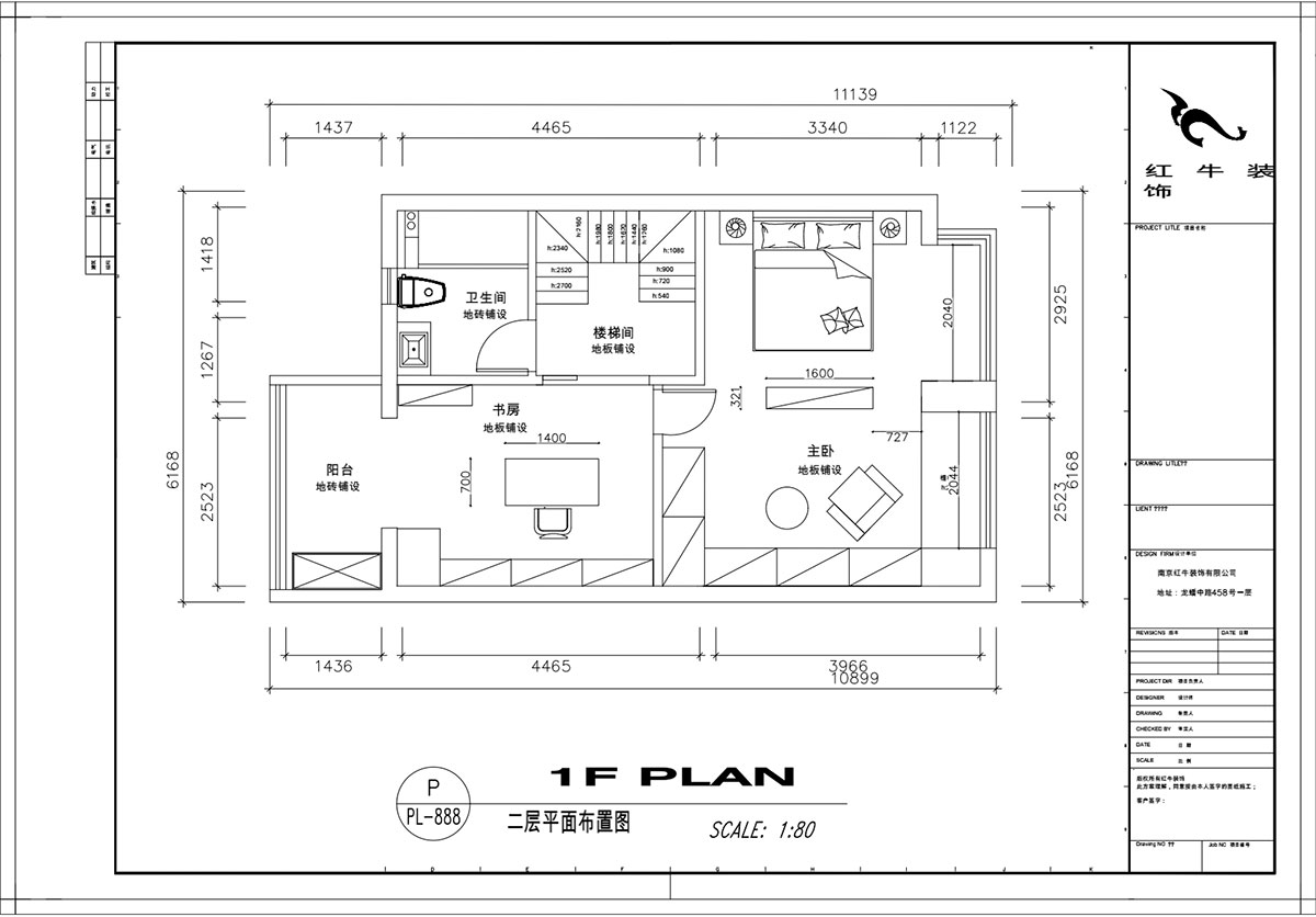 顧娟|仙林首望城5-1102-120㎡-簡美風(fēng)格|3室2廳2衛(wèi)|新房裝修|定制家¥168000|全包18萬|00_07二樓平面布置圖