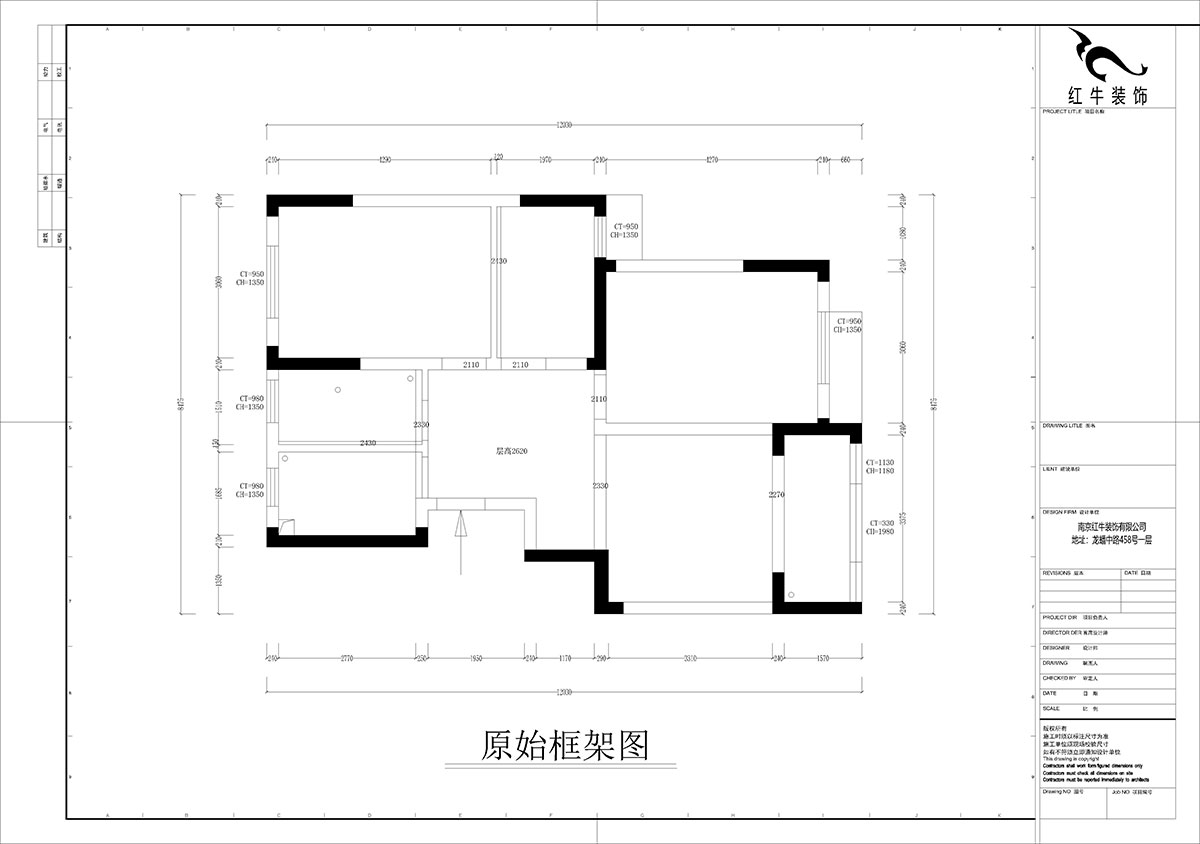 孟憲濤|盤(pán)城新居43-2-1103-90㎡-簡(jiǎn)約風(fēng)格|3室2廳1衛(wèi)|新房裝修|定制家¥113156|全包12萬(wàn)|00_01原始框架圖