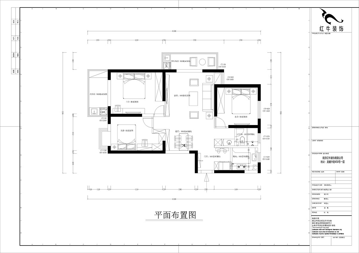 孟憲濤|七彩星城2-2406-120㎡-簡(jiǎn)約風(fēng)格|3室1廳1衛(wèi)|老房裝修|定制家¥160000|全包16萬(wàn)|00_02平面布置圖