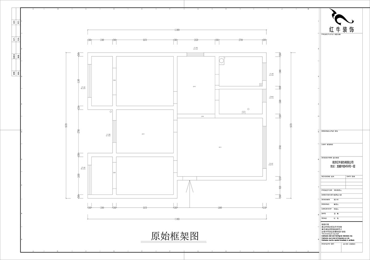 孟憲濤|石門坎110號1-404-100㎡-現(xiàn)代簡約風(fēng)格|3室1廳1衛(wèi)|老房裝修|定制家|全包14萬|00_01原始框架圖