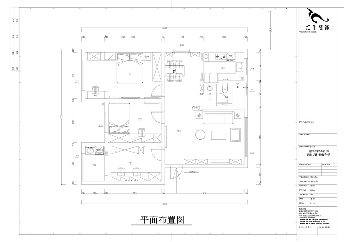 孟憲濤|石門坎110號1-404-100㎡-現(xiàn)代簡約風(fēng)格|3室1廳1衛(wèi)|老房裝修|定制家|全包14萬|00_02平面布置圖