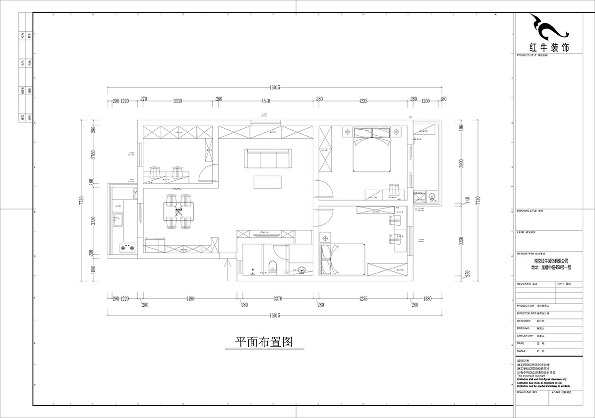 孟憲濤|牡丹里17-601-108㎡-現(xiàn)代簡約風格|3室2廳2衛(wèi)|老房裝修|定制家|全包14萬|00_02平面布置圖