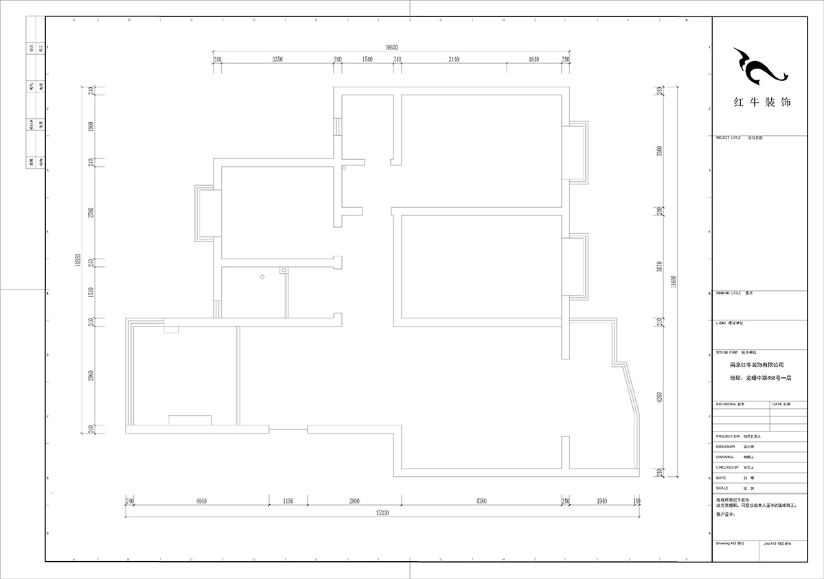 陸利民|楓丹白露城市花園32-301-126㎡-現(xiàn)代簡(jiǎn)約風(fēng)格|3室2廳2衛(wèi)|舊房裝修|半包9萬|00_01原始結(jié)構(gòu)圖