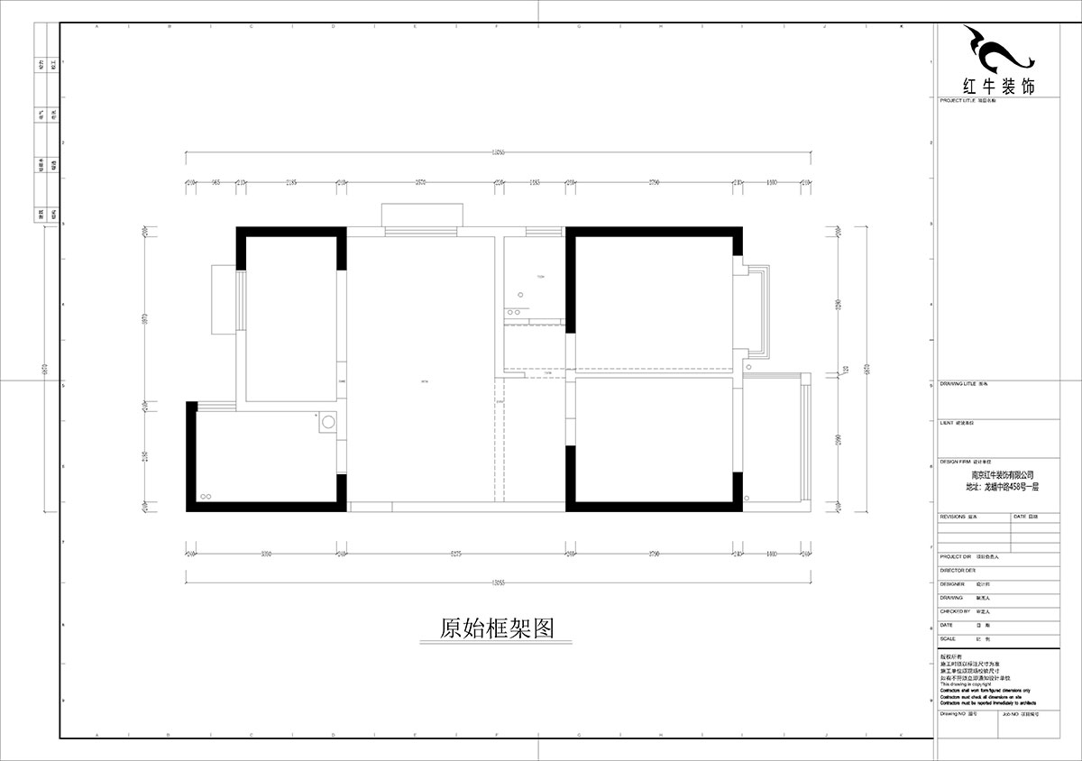 孟憲濤|觀泓雅苑A區(qū)6-2101-115㎡-法式南洋復(fù)古風(fēng)格|3室1廳2衛(wèi)|新房裝修|定制家|全包16萬|00_01原始框架圖