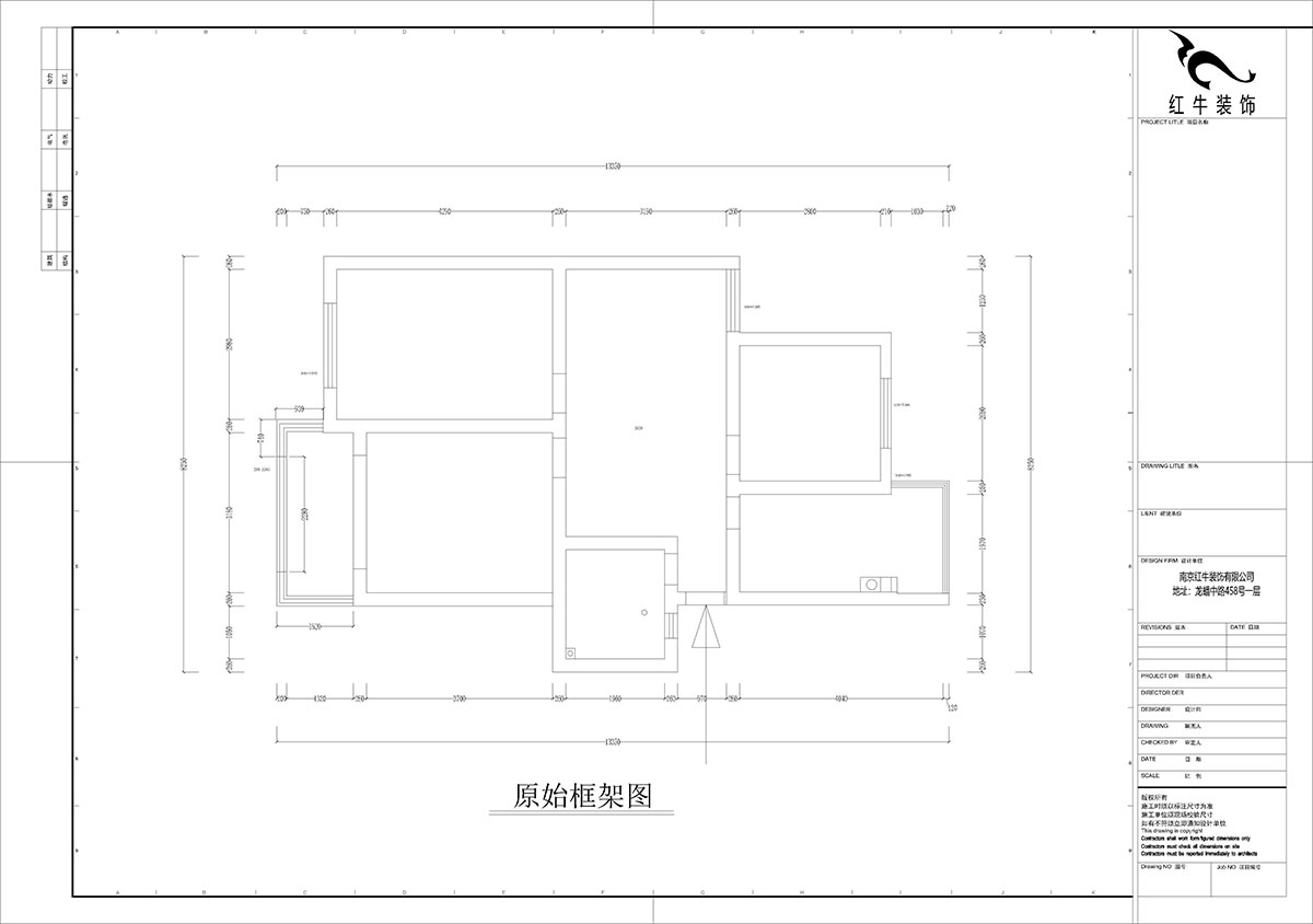 孟憲濤|龍悅山莊7-402-82㎡-現(xiàn)代簡(jiǎn)約風(fēng)格|3室2廳1衛(wèi)|老房裝修|定制家|全包12萬(wàn)|00_01原始框架圖