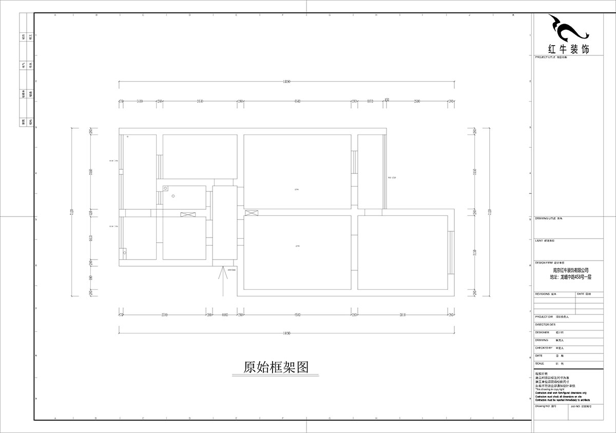 孟憲濤|理工大121棟4-208-82㎡-現(xiàn)代簡約風(fēng)格|3室2廳1衛(wèi)|老房裝修|定制家|全包12萬|00_01原始框架圖